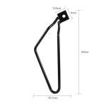 1 paar mootorratta sadulakoti tugivarraste kinnitusklamber must