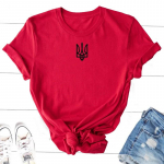 Ukraina T-s&auml;rk Naiste T-s&auml;rgid Meeste Ukraina T-s&auml;rk Ukraina Trident Army vabaaja l&uuml;hikeste varrukatega T-s&auml;rk Naiste riided Top S