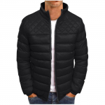 Meeste talvejope soe Slim Fit paks mantel vabaaja jope pealisriided top pluus L must