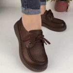 Kevadised ja s&uuml;gisesed muffinitallad PU s&uuml;gava suuga keskmise kontsaga madala otsaga jalatsid, ristsidemega &uuml;mmargused kummist paksud tallad naiste suures suuruses 40