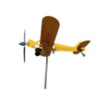 &Otilde;ues tuulelipp Loominguline Burr Free Raud Kunst 3D Lennuki kuju Tuule Spinner Kuju Aiakaunistus Kodukaunistus S