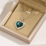 S&uuml;dame ripats Kaelakee Elegantne kivikristallidest peoehted Pruudi kihlus Pulmaaksessuaarid