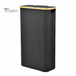 Pesukorv tolmukindla kaanega Kokkupandav disain Suure mahutavusega veekindlad m&auml;&auml;rdunud riided takistavad m&auml;nguasjad tekid hoiuruumi korraldaja must