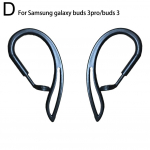 K&otilde;rvaklappide k&otilde;rvakonks Samsung Galaxy Buds 3 Pro/Buds Hook Anti Key tarvikud Kumm Soft Lo H7N7 black-2pcs