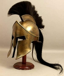300 Filmi Suur Kuningas Leonidas Sparta Kiiver T&auml;ismetall Keskaegne Replika Kantav Kiiver~ Tugev Teras Sisevoodriga Nahast Kiiver