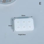 1 tk ristk&uuml;likukujuline silikoonvorm, ruudukujuline helmeste pall, 6 auguga isetehtud epoksiidist ehete ripatsivorm