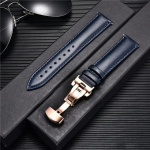 Nahast rihmaga kellarihmad 18 mm 20 mm 22 mm 24 mm kellarihm koos automaatse liblikklambriga pandlaga k&auml;ev&otilde;rud 20mm