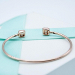 925 Sterling h&otilde;bedane k&auml;ev&otilde;ru, ruudukujuline s&auml;rav kristallk&auml;ev&otilde;ruga, k&auml;ev&otilde;ru, mis sobib naiste helmestega, moeehtepann 16cm