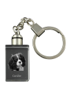 Cavalier King Charles Spaniel - Crystal key ring with dog photo, illuminated key ring, unique gift by Art-Dog brand