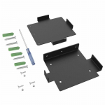 Seinale kinnitatav terasest kronstein Xbox Series X konsooli hoiustamisalusele 14.6*12.2*11.3cm must