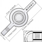 Silikoonist leivapael Hollandi ahju jaoks, pikkade k&auml;epidemetega korduvkasutatav k&uuml;psetusmatt, mittekleepuvad kattekihid teisaldatava taignaga kondiitritoodete jaoks 1pc