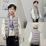 2&ndash;14-aastastele lastele &uuml;likerged valged pardi sulevestid, s&uuml;gisesed t&uuml;drukud, &otilde;hukesed, soojad vestid, poistele, lasteriided 110 hall