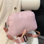 Naiste minitikandiga seljakott, eemaldatava rihmaga seljakott, multifunktsionaalne &uuml;he rihmaga rinnakott 20x5x14cm must