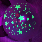 10 tk neoonkaunistusega loomingulisus pimedas helendavad mittetoksilised &ouml;ised s&uuml;nnip&auml;evapeo fluorestseeruvad &otilde;hupallid 1