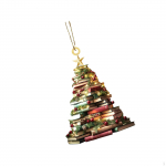 Broneerige j&otilde;ulupuu kaunistus raamatuvirn Ripats Kodukaunistuse armastajatele kingitused veranda &otilde;uele