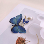 Uued Hiina tikandid kangast liblikas pross naiste retro k&otilde;rgklassi p&auml;rlikivist n&otilde;el Hiina trepimantli aksessuaarid