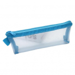 Pliiatsikott l&auml;bipaistev suure mahutavusega t&otilde;mblukk N&auml;htav v&otilde;rgudisain Ruumis&auml;&auml;stlik minimalistlik kirjatarvete pliiatsikott Koolitarbed sinine