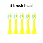 10 tk Originaalsed asendusharjapead Lastele Sonic elektriline hambahari Pehme harjapea S&uuml;gavpuhastavad nutikad otsad Aksessuaarid dark blue 5pcs head