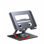 Reguleeritav s&uuml;learvuti tahvelarvuti alus, alumiiniumsulamist p&ouml;&ouml;rlev alus, 360&deg; p&ouml;&ouml;rlev alus, kokkupandav kaasaskantav s&uuml;learvuti tahvelarvuti alus 1PCS h&otilde;be