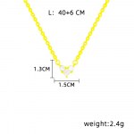 Kerge luksus armastuse rangluu kett k&uuml;lm tuul Internetis kuulsuste l&uuml;hike titaanist terasest kaelakee naiste kerge luksus ni&scaron;i disainiga kaelakett kuld
