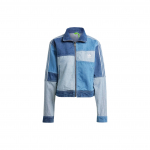 Adidas Originals Kseniaschnaider Denimist Lapitekkeline Treeningjakk Naistele Hele-Sinine IU2464 XL