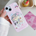 Laseriga l&otilde;igatud armas karu koer silikoonist &uuml;mbris Xiaomi Redmi Note 12 11 Samsung A54 A24 A14 Oppo A78 A58 A38 Infinix Note 30 jaoks, maalitud kattega pehme TPU p&otilde;rkeraam Infinix Hot 10 Lite