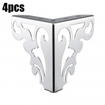 4 tk musta kullaga metallist jalad Laua tooli jalakaitse jalad m&ouml;&ouml;bli jaoks Tooli katted diivanilaua jala m&ouml;&ouml;bli osad