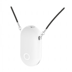 puhastaja Kaelakee USB Laetav Reisisuurus V&auml;ike Kantav Eemalda Suits Anioonigeneraator Kontorisse Magamistuppa Tolm Koju valge