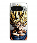 Coque - MANIACASE - Google Pixel 9 Pro - Goku Dragon Ball Z - Souple - Noir