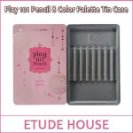 [ETUDE HOUSE] (hp) Play 101 Pencil 8 Color Palette Tin Case (Empty Case) 1ea (Random Color)
