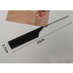 Uus Black Rat Tail juuksekamm Professionaalne juuksurisalongi juuksel&otilde;ikuskamm Roostevabast terasest naeltega juuksekammipea hooldus Stiilit&ouml;&ouml;riistad