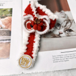 Kasside peakomplektid, koerte j&otilde;ulupeakomplektid m&uuml;tsid uusaasta Tiigrid L&otilde;vid riietuvad peakatted Villased naljakad uusaasta armsad k&otilde;rvad M