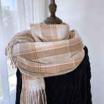 Sall naistele talvel, s&uuml;gisel ja talvel, uus Briti retro ruuduline sall, imitatsioon ka&scaron;miirist soe sall Size：180-68cm