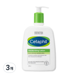 Cetaphil Moisturizing Lotion, 500ml, 3 units white