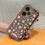 Pehme silikoonist ruudukujulise redeliga printimismustriga telefoni korpus, t&auml;iskaanega kaamera p&otilde;rutuskindel kaitse kummist &uuml;mbris Xiaomi Redmi jaoks Redmi A4 must