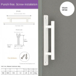 Uus alumiiniumsulamist uksek&auml;epideme riistvara Isekleepuv l&uuml;kandukse nupp Multifunktsionaalne l&ouml;&ouml;givaba ukse juhtraud uks