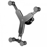 Gravity autotelefoni hoidik telefoni &otilde;huventilatsiooniklambri jaoks mobiiltelefoni autolaadimisaluse jaoks punane