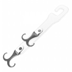 Nahast peidetud konks Autoistme peatoe konks Automaatne tagaistme korraldaja riidepuu K&auml;ekott riided kronstein Auto salongitarvikud pruun