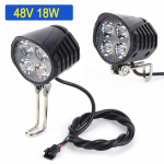 12/36/48/60/80 V mootorratta tuli koos sarvega 4 LED esitulega Veekindel 2 &uuml;hes sarve ja tule l&uuml;litiga elektriline jalgratta taskulamp