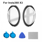 Objektiivi kaitsed Insta360 X3 kriimustusvastasele Premiun objektiivi kaitsekork Insta 360 X3 kaamerale Kleepuva kaitsekatte tarvikud for Insta360 X3