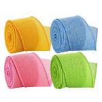 4 rulli v&auml;rviline pael 5 m kotiriie juhtmega paelad v&auml;rvikiire meisterdamispael Aksessuaarid lihav&otilde;ttep&uuml;hade p&auml;rgade kingituste pakkimiseks pulmakimbude jaoks 4pcs