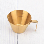 100 ml roostevabast terasest kohvi ekstraheerimistass untsi m&otilde;&otilde;tetops kaalu ja k&auml;epidemega vedela tassi majapidamises kasutatavate kohvitarvikutega 100ml