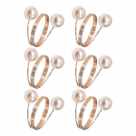 6 tk/komplekt Moodsad pulmar&auml;tikus&otilde;rmused k&auml;sitsi valmistatud ehetega. Pulmad Halloweeni pulmade s&uuml;nnip&auml;ev kuldne