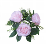 2 tk K&uuml;&uuml;nlap&auml;rg Kunstlik K&uuml;&uuml;nlajalg Vanik Mini Kunstlikud Roosi&otilde;ied Pulmadekoratsioonid Sammastele K&uuml;&uuml;nlahoidja Kunstlillep&auml;rg roosa