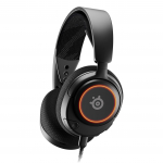 SteelSeries m&auml;nguripeakomplekt k&otilde;rvaklapid Arctis Nova 3 kerge juhtmega suletud arvuti PS5 PS4 l&uuml;liti, &uuml;hilduv RGB valgustusega AI m&uuml;rasummutav ruumiline