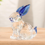 K&uuml;&uuml;liku klaasist loomaj&auml;nku kuju Kujukesed Aia miniatuurne ornament sinine