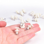20 tk Kardinate r&ouml;&ouml;baste liugur Kardinakonksu rullikud Kardinaliistude tarvikud 20pcs valge