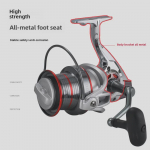 Kemalong CTS pikkadeks heideteks t&auml;ismetallist kalastusrull 3000 Series Metal Foot