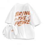 Suvemood Heavyweight Retro Meeste Inglise Kirjad 100% Puuvillane Prinditud &Uuml;markaelus Kvaliteetne Casual Fitness Street T-s&auml;rk S beež