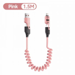 65 W 4 in 1 vedru l&uuml;hike andmekaabel 6A USB t&uuml;&uuml;p C vedru teleskoop kiirlaadija traat vedru USB kaabel 1.5m